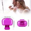 4 Pack Travel Toothbrush Head Covers Toothbrush Protector Cap Brush Pod Case Protective Portable Plastic Clip for Household Travel, School, Camping, Bathroom, Business view 2