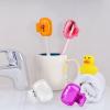 4 Pack Travel Toothbrush Head Covers Toothbrush Protector Cap Brush Pod Case Protective Portable Plastic Clip for Household Travel, School, Camping, Bathroom, Business view 3