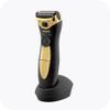 Cosmopolitan Electronic Lady Shaver, Cordless Electric Razor for Women, Hair Removal, Removes Short Hair, Dual-Blades, Trim Bikini Line, Leg Hair & All Body Areas, Rechargeable Device, Black & Gold view 1
