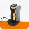 Cosmopolitan Electronic Lady Shaver, Cordless Electric Razor for Women, Hair Removal, Removes Short Hair, Dual-Blades, Trim Bikini Line, Leg Hair & All Body Areas, Rechargeable Device, Black & Gold view 2