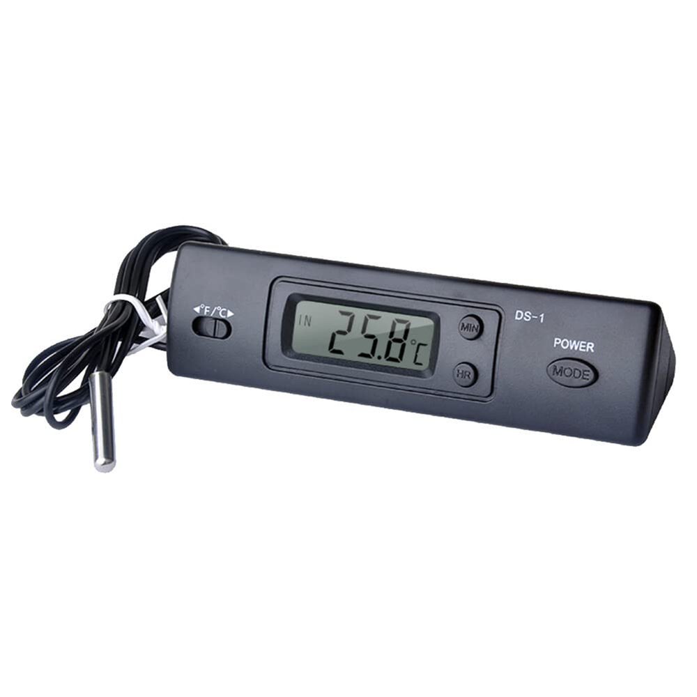 Electronic Thermometer Car Multi-Function Time Temperature Display with Probe