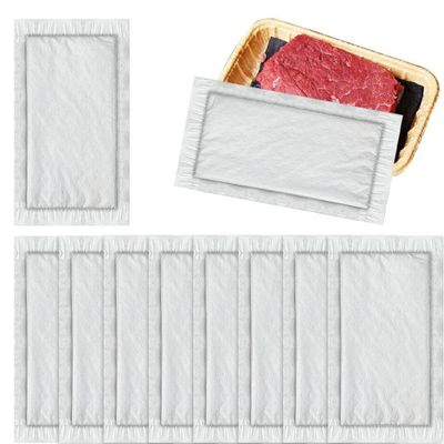 Meat Absorbent Pads, 100 Pcs White Meat Fish and Poultry Produce Tray Absorbent Pads for Kitchen and Shop