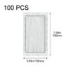 Meat Absorbent Pads, 100 Pcs White Meat Fish and Poultry Produce Tray Absorbent Pads for Kitchen and Shop view 2
