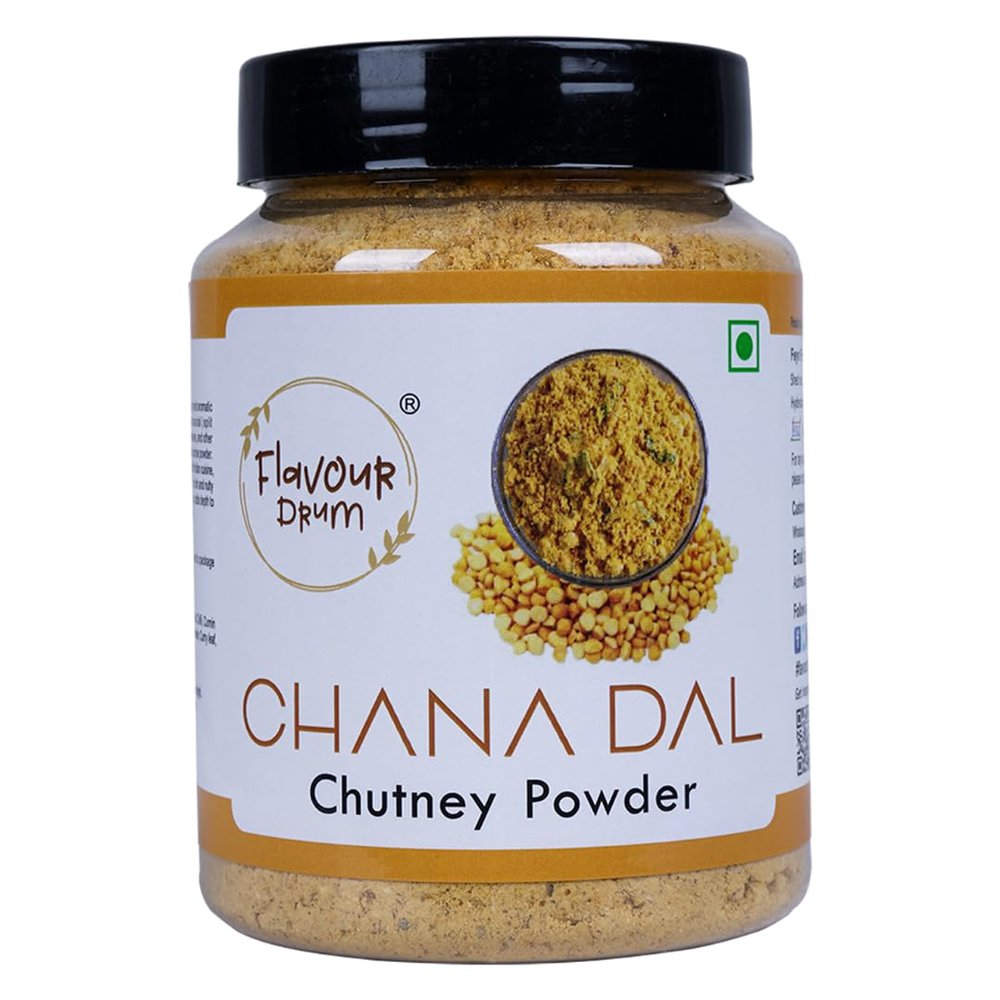 Flavour Drum Chana Dal Chutney Powder, 200 g - Podi Healthy Fresh and Tasty
