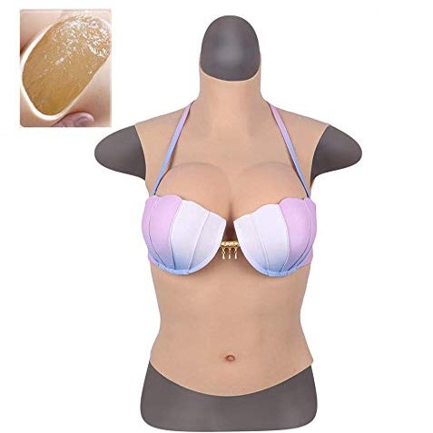 RAFCAR Silicone Breast Forms for Crossdressers - Prosthesis Silicone False Boobs - Artificial Fake Boobs - Realistic Wearable Artificial Breast - for Crossdressing Transvestite Cosplay Shemale
