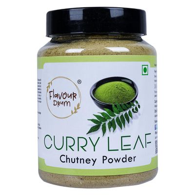 Flavour Drum Curry Leaf Chutney Powder, 200 g - Podi Healthy Fresh and Tasty