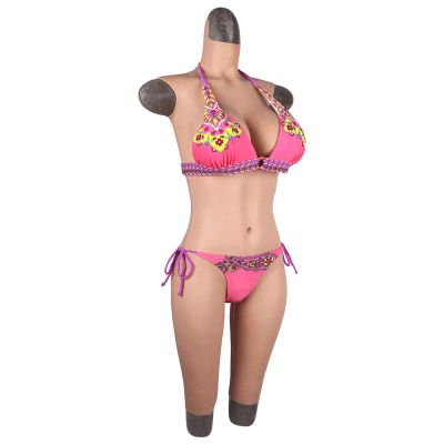 Artificial Fake Boobs - Silicone Breast Forms for Crossdressers - High Collar Design Silicone False Boobs - Silicone Breast G Cup Enhancement Fake Breasts for Crossdressing Transvestite Cosplay