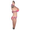 Artificial Fake Boobs - Silicone Breast Forms for Crossdressers - High Collar Design Silicone False Boobs - Silicone Breast G Cup Enhancement Fake Breasts for Crossdressing Transvestite Cosplay view 4