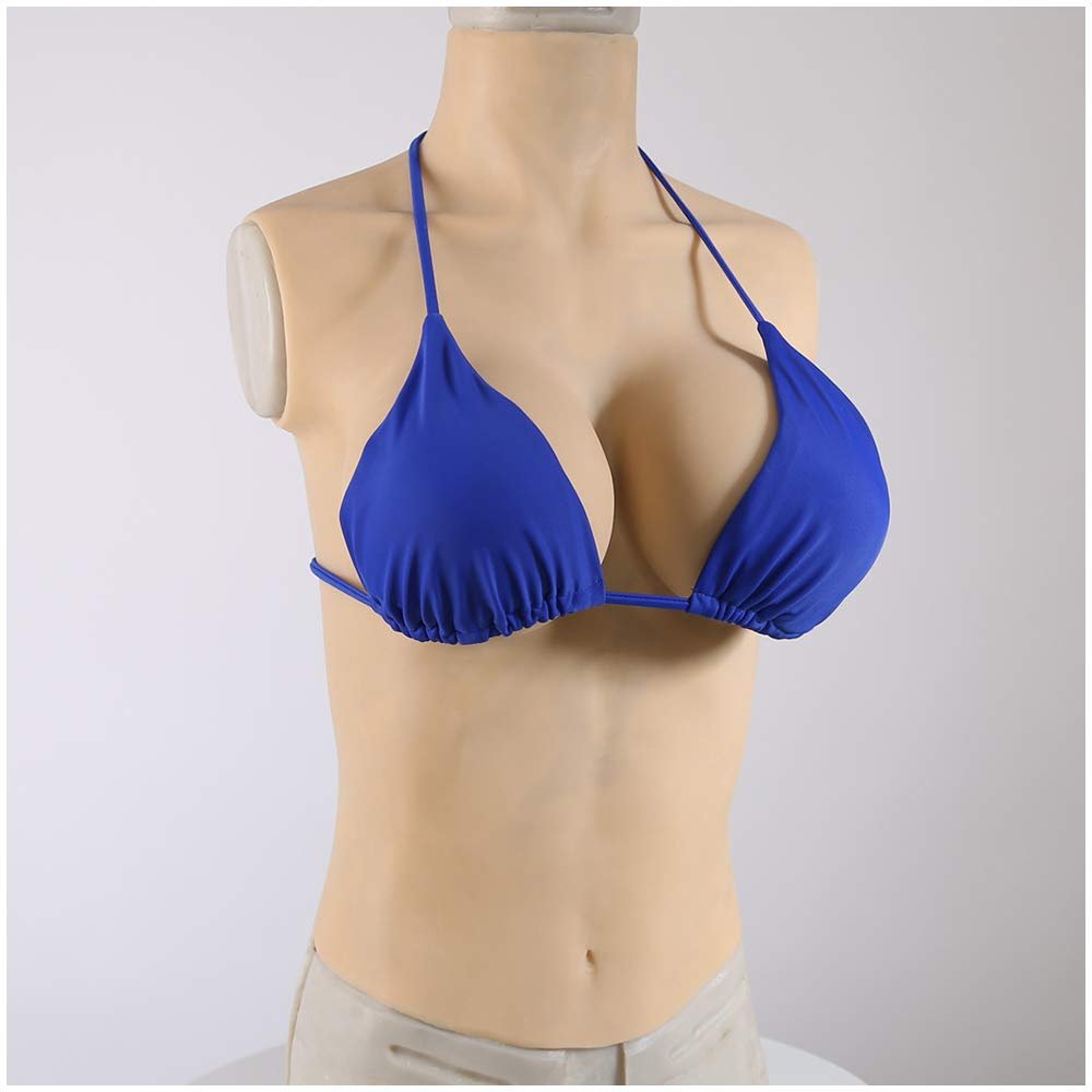 RAFCAR Artificial Fake Boobs - Silicone Breast Forms for Crossdressers - Prosthesis Silicone False Boobs - Realistic Wearable Artificial Breast - for Crossdressing Transvestite Cosplay Shemale