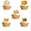 27 Stand Up AUTUMN Seasonal Pumpkin Themed Edible Wafer Paper Cake Toppers Decorations view 1