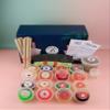 BOBA BAR Premium DIY Fruit Bubble Tea Kit (Serves 8 x 500 Ml Drinks) - Fruit Tea Flavours, Popping Boba & Jelly Toppings | Vegan & Gluten-Free | Tapioca Pearls & Tea Bags view 2