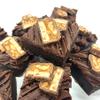 Caramel and Peanuts Chocolate Fudge Letterbox Brownie, Serves 9. Perfect for Birthdays, Get Well Soons, Well Dones or just Because. Handmade and Baked by bakerdays! view 1