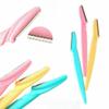 SHOES LANE 12 Pcs Eyebrow Razor Painless Dermaplaning Portable Facial Shaver Trimmer for Women & MenUK view 2