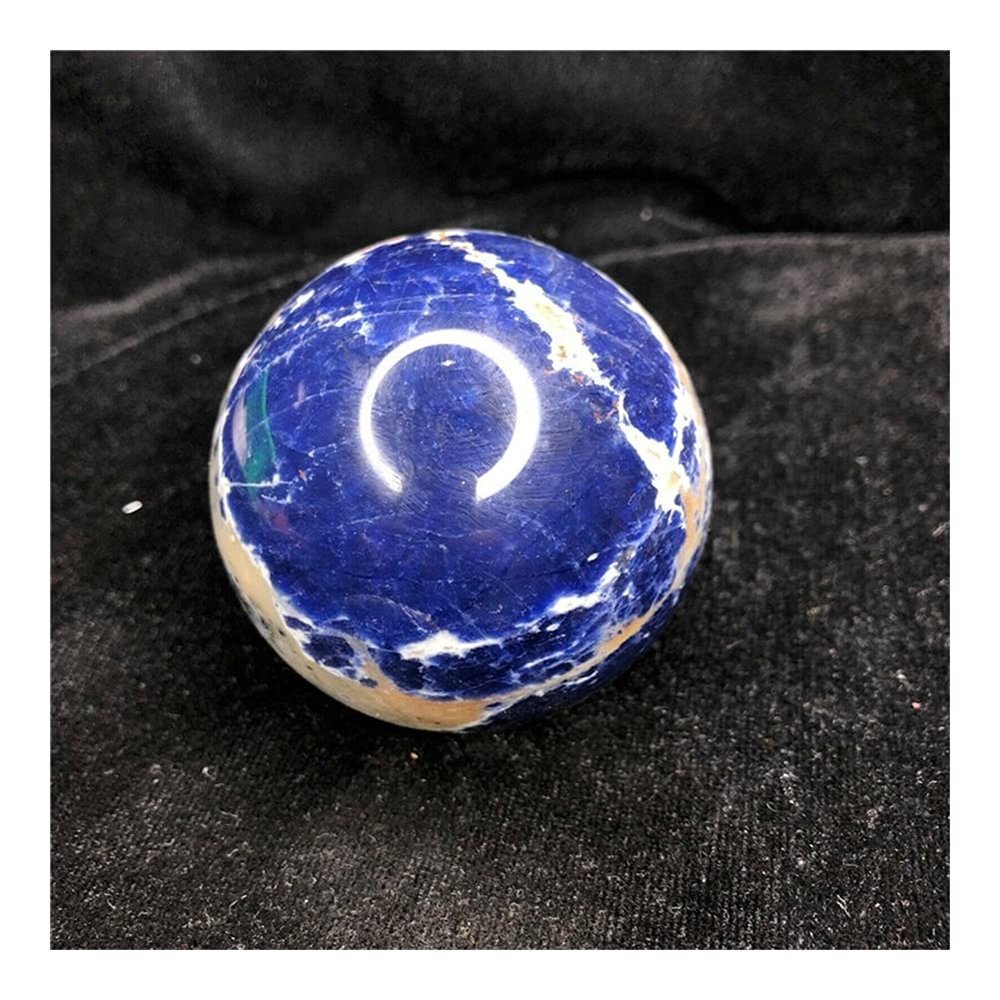 WGPHD Health & Household Natural Blue Sodalite Quartz Crystal Sphere Healing Ball Chakra Stone (Size : 40mm)
