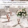 200 Pcs Welcome Guests Napkins Disposable Hand Towels for Bathroom Wedding Napkins Elegant Guests Towels for Powder Room Holiday Anniversary Birthday Party Baby Bridal Shower Decorative Towel (Silver) view 2