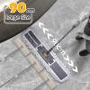 MASTERTOP Heavy Duty Industrial Mop, 90cm Wide Large Commercial Flat Mop with 155cm Telescopic Handle, Dust Sweeper Mops with 3 Reusable Pads, Professional Floor Mops for Warehouse, Office, Hotel view 2