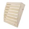 EVTSCAN Portable Wood Sauna Headrest, Smooth and Free of Burrs, Ergonomic Comfortable Posture Headrest Pillow for Fully Relax Sauna, Keep Your Sauna Benches Cleaner view 1