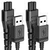 Charger for Remington Shaver 2 Pack, Mellbree Charger Cable Compatible with Remington Beard Trimmer HC4250,MB4200,MB6850,MB4130,XR1330,XR1350,XR1450,XR1400,XR1470,XR1430,F3,PF7500 view 1