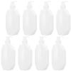 FRCOLOR 8pcs Travel-sized Shampoo Bottles Lotion Pump Bottles Empty Body Wash Dispenser Refillable view 1