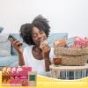 Graze Protein Oat Boost Bars - Cherry Bakewell and Cocoa Orange - Healthy Snacks, Whole Oats, Natural Flavours, High Fibre, Less Sugar (16 Snacks - 4 Packs of 4 x 30g) - with Tea Pouch view 2