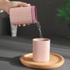 Toothbrush Cup Travel, 2 Pieces Toothbrush Holder Travel Toothbrush Case Travel Set Toothbrush Case Plastic Travel Toothbrush Box for Travel and Bathroom (Pink, Blue) view 4