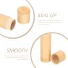 Cabilock 3pcs Toothbrush Bamboo Tube Case Portable Travel Organizer for Toothbrush Compact and Convenient for Home and Outdoor Use for Business Trips and Health Travel view 2