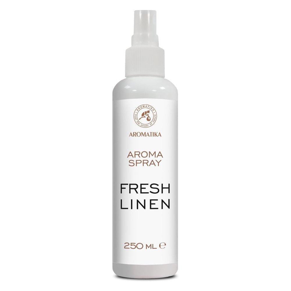 Fresh Linen Aroma Spray 250ml - Room Mist - Bathroom Air Freshener - Fresh Aromatic Spray - Air Freshener - Linen Spray - Wardrobe Freshener - Room Spray - Air Aromatization