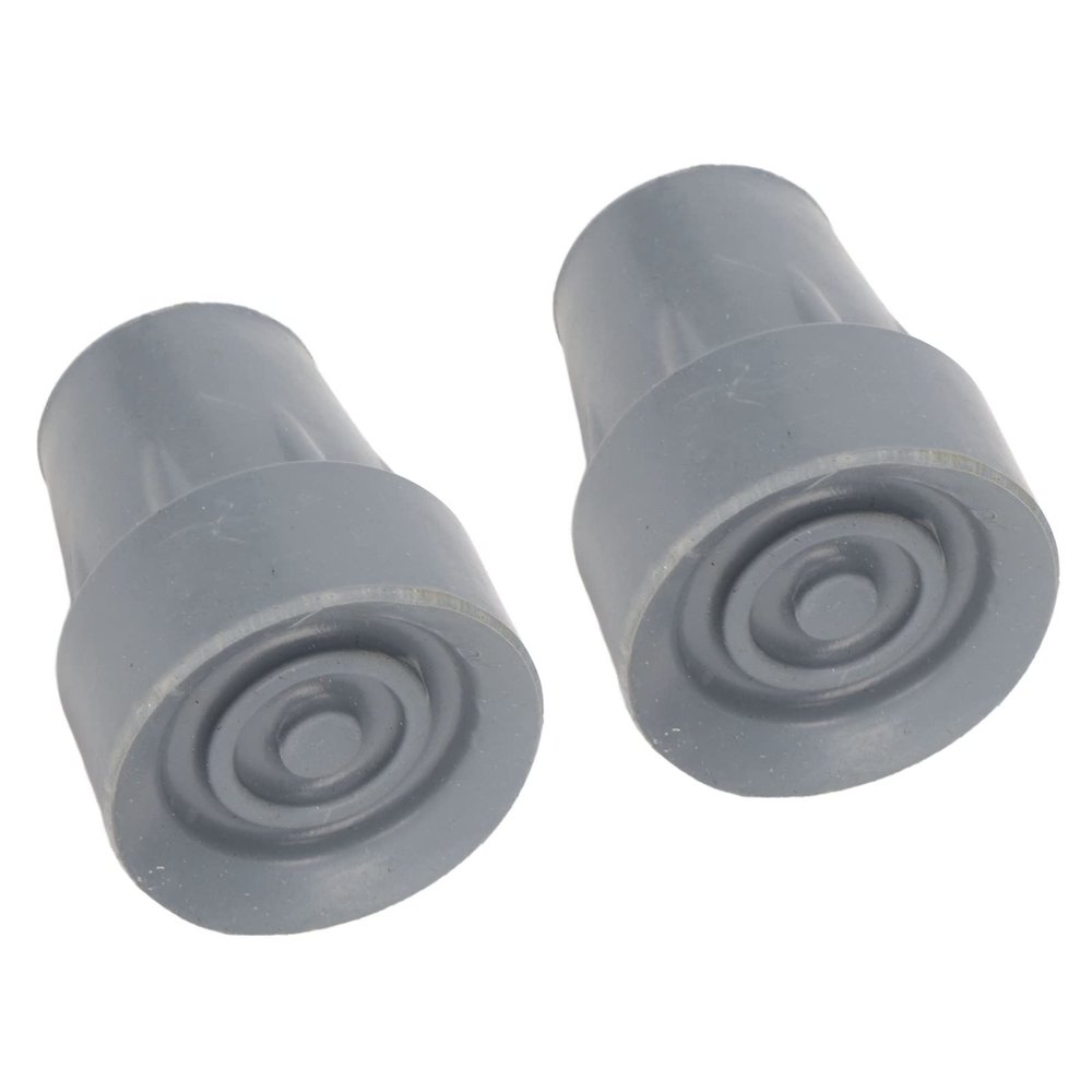 2 Pcs Replacement Cane Tips Inner Diameter 19mm Shock Absorbing Rubber Crutch Tips Walking Stick Accessories for Elderly Patient