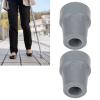 2 Pcs Replacement Cane Tips Inner Diameter 19mm Shock Absorbing Rubber Crutch Tips Walking Stick Accessories for Elderly Patient view 2