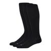Comrad 3-Pack Knee-High Compression Socks for Multipurpose Wear (Solid Black, Medium) - Premium Nylon Support Socks are Thin & Breathable for Pregnancy, Nurses, & Athletes - Men & Women, Black, M view 1