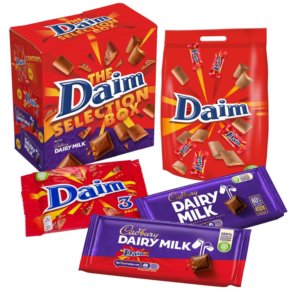 Cadbury Daim Selection Box Gift, 450.0 grams