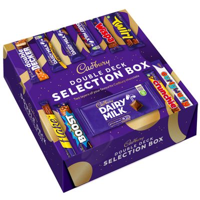 Cadbury Double Deck Choclate Bar Selection Gift Box, 524.5grams