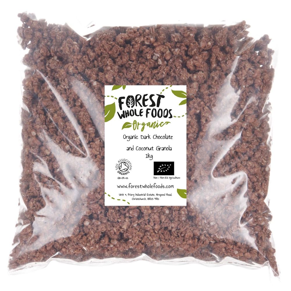 Organic Dark Chocolate and Coconut Granola - Forest Whole Foods (1kg)