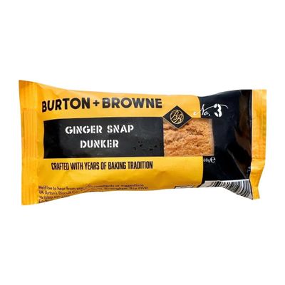 Burton & Browne Ginger Snap Dunker - 60g (Pack 24)