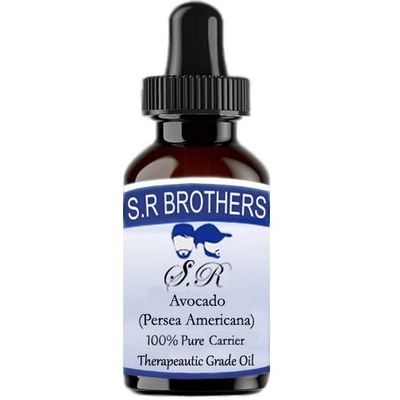 S.R. Brothers Avocad (Persea Americana) Pure & Natural Therapeutic Grade Carrier Oil (30ml)
