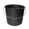 Plastic Bucket Black Heavy Duty Standard Builders Equestrian Plastic Storage Bucket With Strong Handle & Spout for Food Storage, Garden, Cleaning, Kitchen- Versatile  Colourful - Black 5L (5) view 2