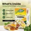 Dalgety Strong Honey and Ginger Herbal Infusion 72g Cartons 100% Natural, Caffeine Free Tea; Delicious and Packed with Unique Health Benefits (6 Pack - 108 Teabags) view 2