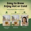 Dalgety Strong Honey and Ginger Herbal Infusion 72g Cartons 100% Natural, Caffeine Free Tea; Delicious and Packed with Unique Health Benefits (6 Pack - 108 Teabags) view 4