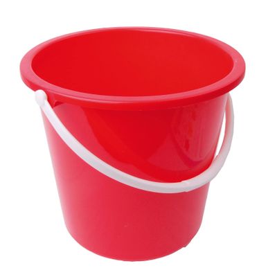 10 Ltr Good Value Basic Homeware Bucket (3) - Red