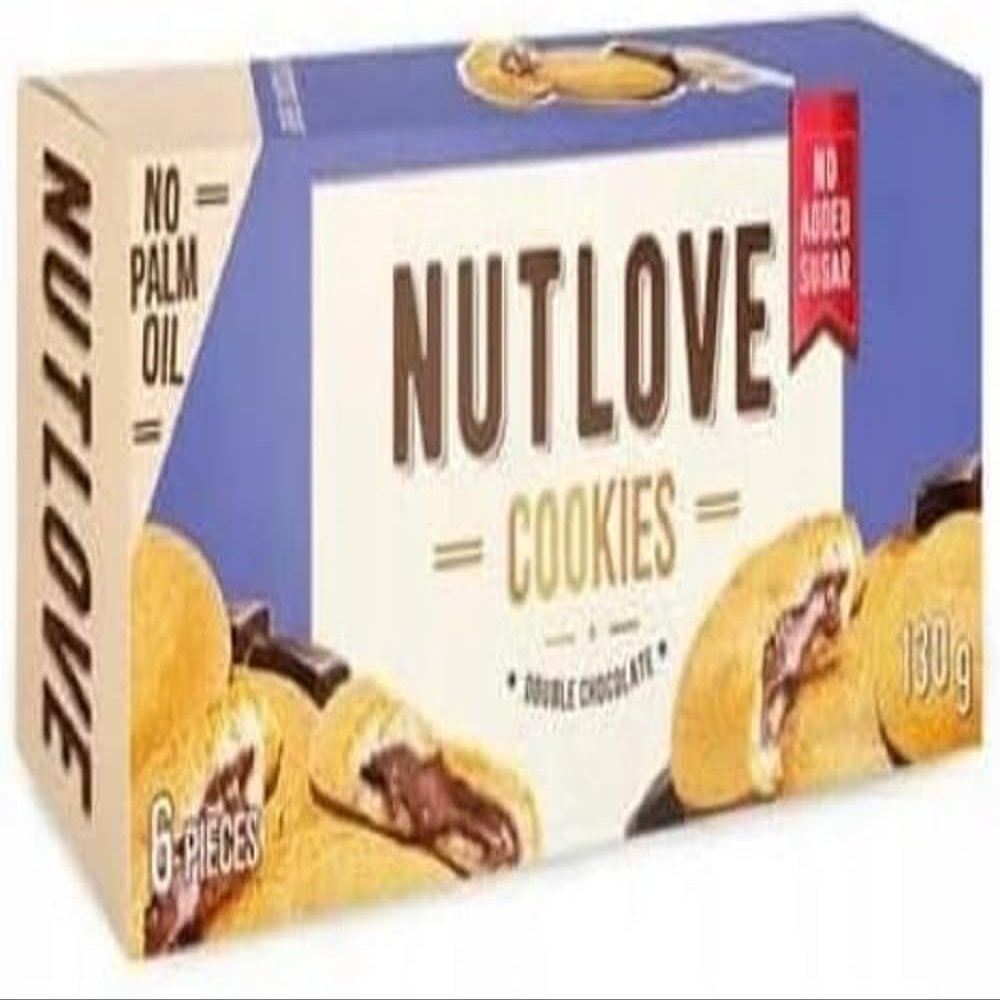 ALLNUTRITION Nutlove Cookies, Double Chocolate - 6 Cookies