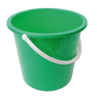 10 Ltr Good Value Basic Homeware Bucket (3) - Green