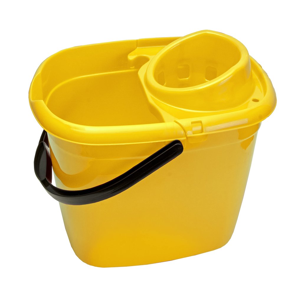 14 Ltr Great British Bucket & Wringer - Yellow