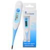 Thermometer for Adults Flexi-Soft Digital Compact Adult Kids Babies Digital Thermometer Large Easy to read LCD Display with Dual Scale Blue and White Flexible Thermometer view 1