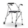 mobility walker for seniors rollator Rollator Walker With Seat And Wheels, Portable Lightweight Folding Seniors Step Assist, For House Outdoor view 1