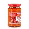 24 x Mutti Pesto Rosso Pomodori Rossi Red Tomato Pesto Pasta Sauce 100% Italian Tomato Glass 180 g Seasoning Sauces with Almonds, Tomatoes, Dried Seeds and Grana Padano view 3