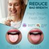 OCBA Tongue Scraper for Oral Health Natural Silver Tongue Cleaner Rustproof Use After Toothbrush for Fresh Breath Stainless Steel (1 Pack) (1 Pack) view 4