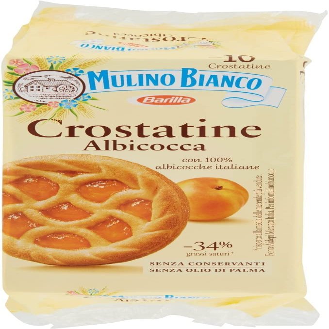 3 x Mulino Bianco Cake Crostatina Albicocca Apricot Brioche Biscuits 400 g Cookies