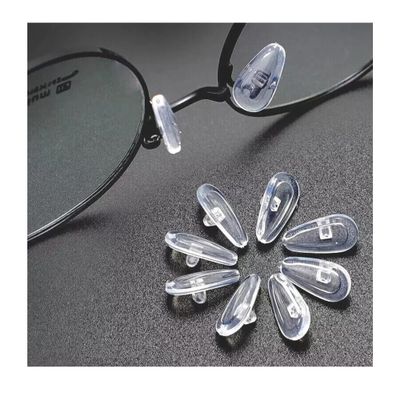 10 Pairs Push in,Screw Fit Nose Pads for Glass Sunglass, Spectacles Anti-Slip Soft Silicone Optical Eyeglasses Pads Accessories Replacement (Push Fit)