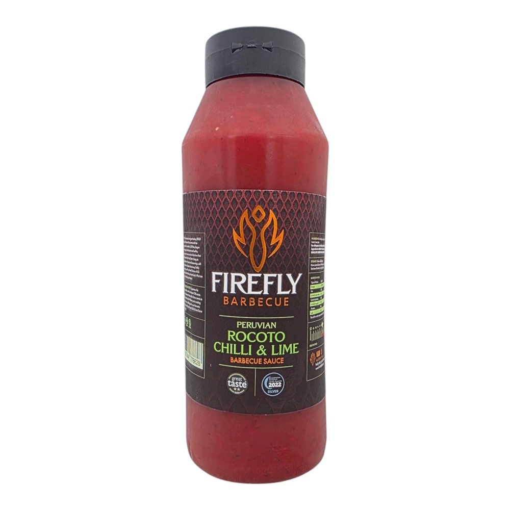 Firefly BBQ Peruvian Rocoto Sweet Chilli & Lime Sauce - Authentic Flavours of Peru 1 Litre