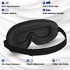 100% Blackout Sleep Mask for Women & Men - Eye Mask - Zero Eye Pressure Eye Mask for Sleeping - Eyelash & Eye Movement Friendly Sleeping Mask with Adjustable Strap - Premium Sleep Mask for Travel view 3